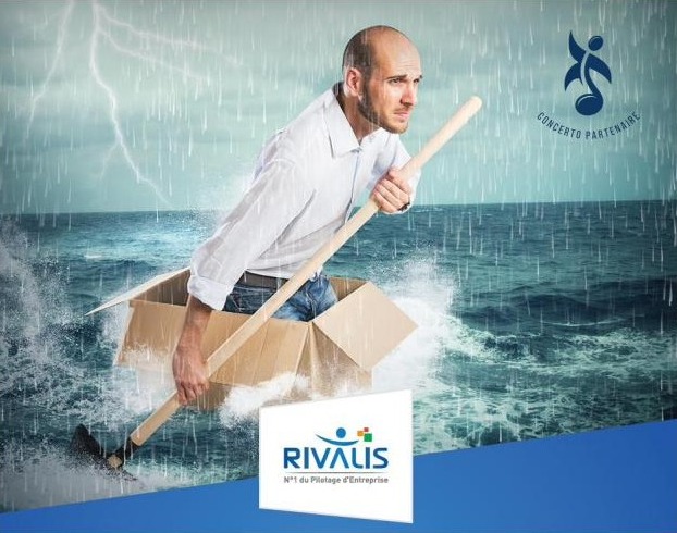 Dirigeant tenant le cap, accompagné par Concerto Partenaire et Rivalis
